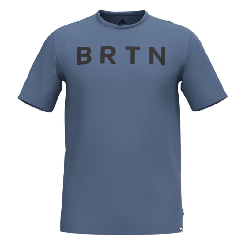 SS23 버튼 비알티엔 반팔 티셔츠 BURTON BRTN Short Sleeve T-Shirt Slate Blue