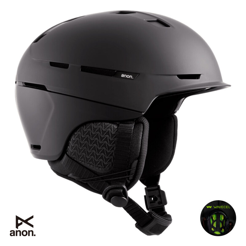 W24 아논 메라크 웨이브셀 스노우 보드 헬멧 ANON Merak WaveCel Helmet Black