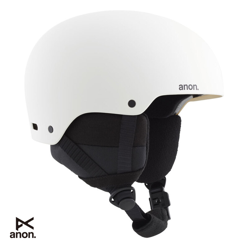 W24 아논 라임 3 아동 스노우 보드 헬멧 라운드 핏 ANON Kids Rime 3 Helmet - Round Fit White