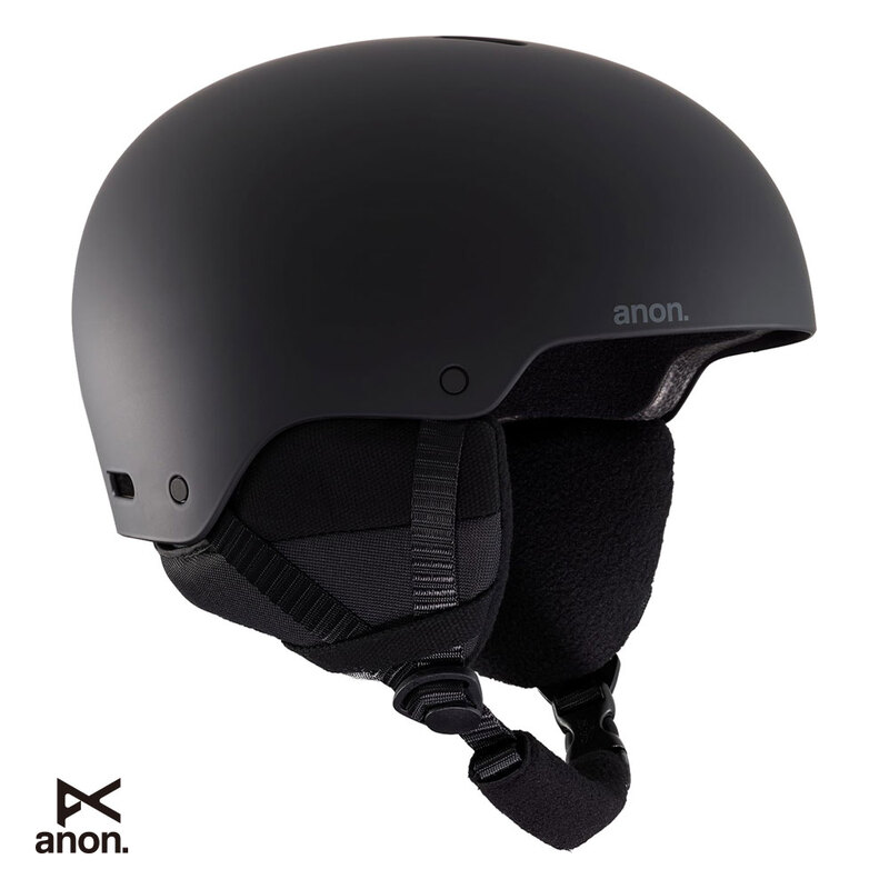 W24 아논 레이더 3 스노우 보드 헬멧 라운드 핏 ANON Raider 3 Helmet - Round Fit Black