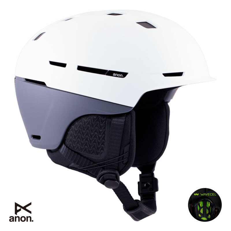 W24 아논 메라크 웨이브셀 스노우 보드 헬멧 ANON Merak WaveCel Helmet White